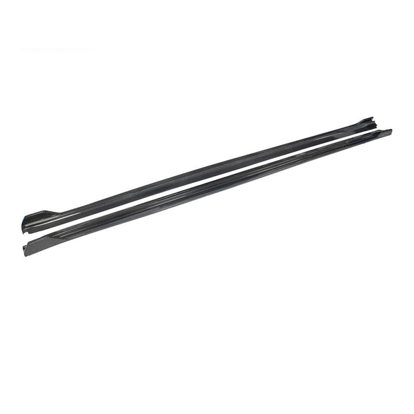 BMW 5 SERIES G30 UNIVERSAL STYLE OEM DRY CARBON FIBER SIDE SKIRT EXTENSIONS