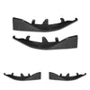 BMW 2 SERIES G42 AD STYLE DRY CARBON FIBER REAR SPLITTERS