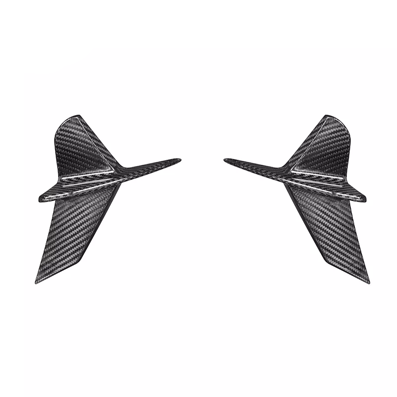 DRY CARBON FIBER REAR FENDER CANARDS BMW 8-SERIES F91 / F92 / F93