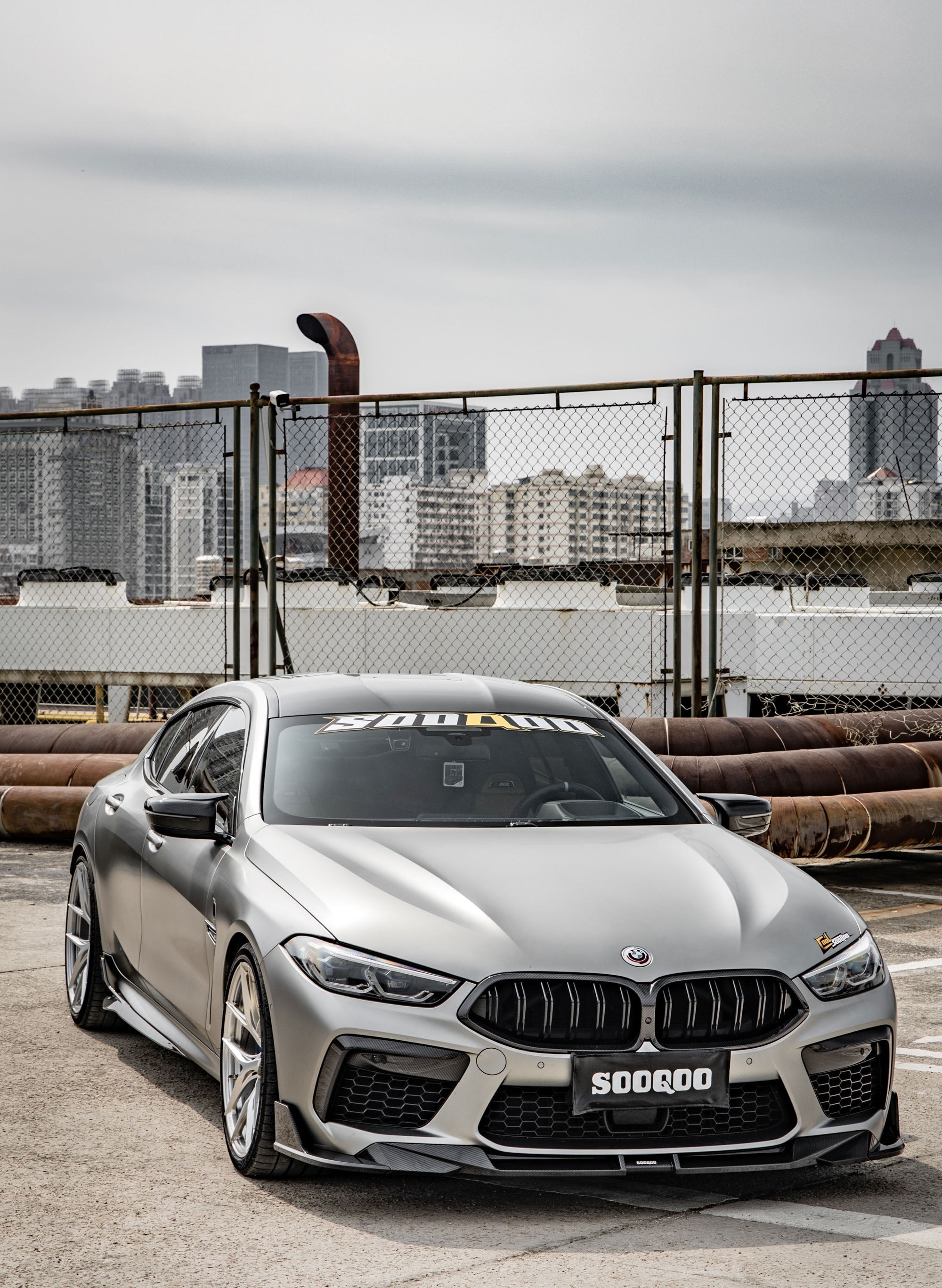 BMW M8 F91 / F92 / F93 SOOQOO STYLE DRY CARBON FIBER 7-PIECE BODY KIT