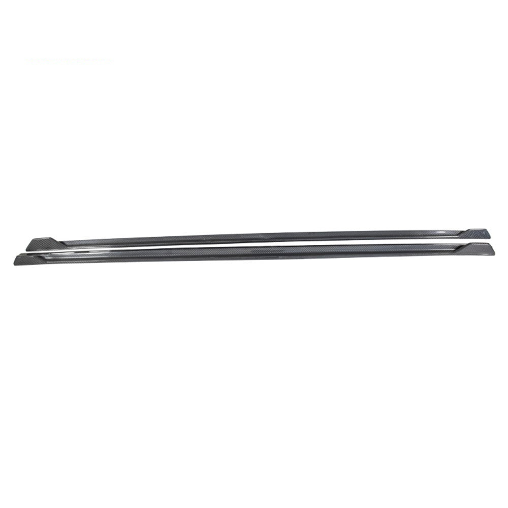 BMW 5 SERIES G30 UNIVERSAL STYLE OEM DRY CARBON FIBER SIDE SKIRT EXTENSIONS