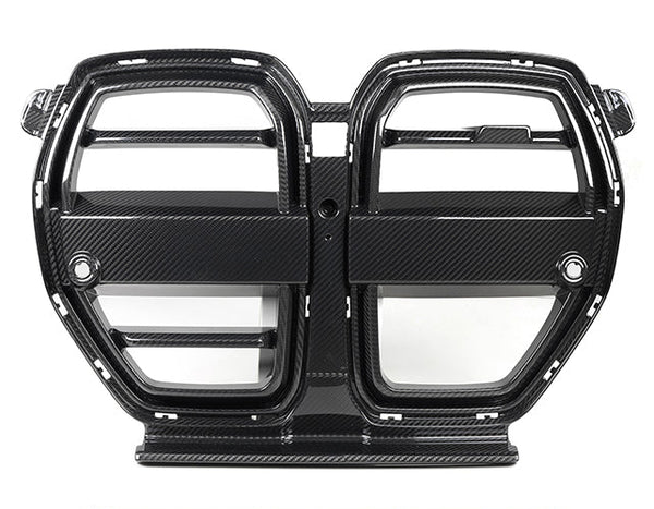 BMW G8X SOOQOO V2 DRY CARBON FIBER FRONT GRILLE