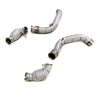 BMW S63 4.4TT IHC 200 CELL CATTED DOWNPIPE (F10 M5 / F90 M5 / M6 / 8 SERIES)