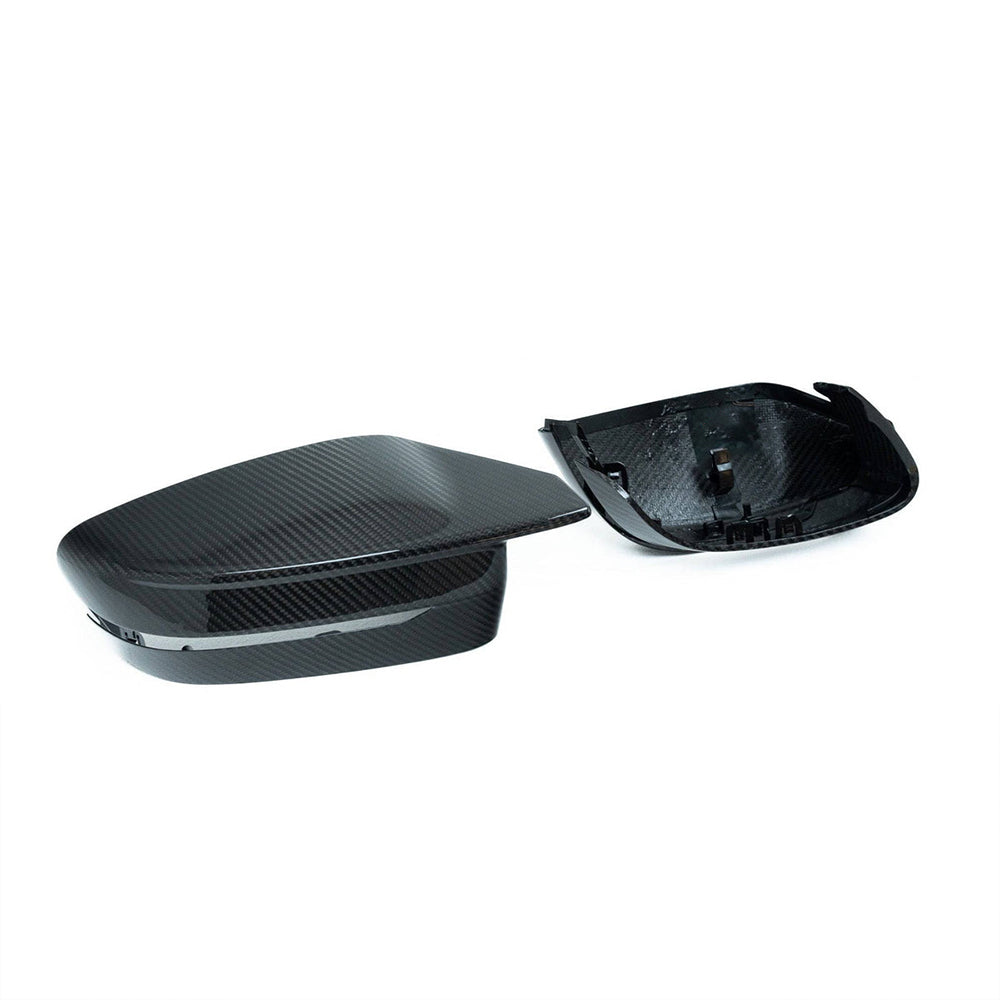 BMW 5 SERIES G30 OEM 2023 M STYLE DRY CARBON FIBER SIDE MIRROR COVERS