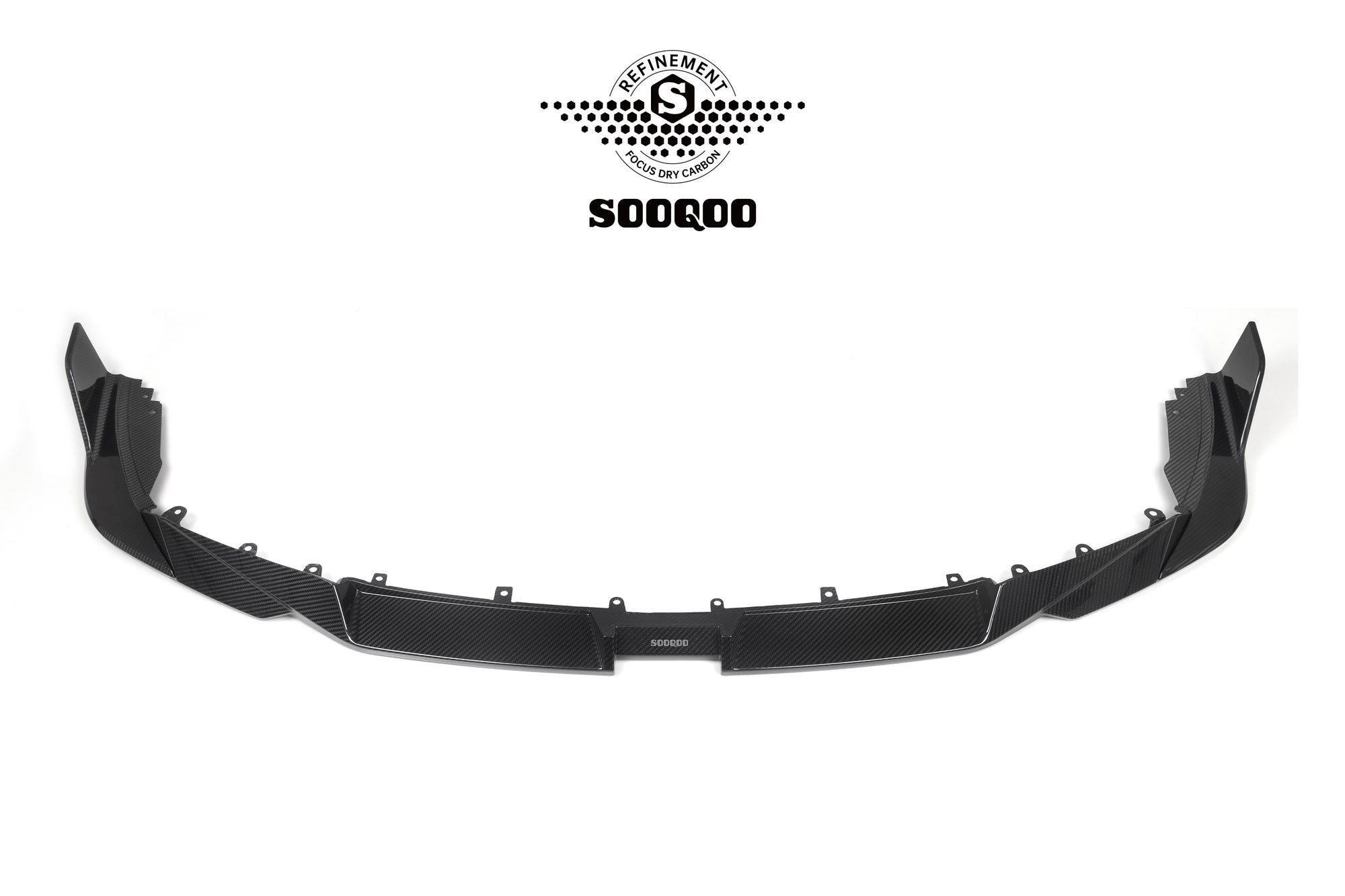 BMW M8 F91 / F92 / F93 SOOQOO STYLE DRY CARBON FIBER FRONT LIP