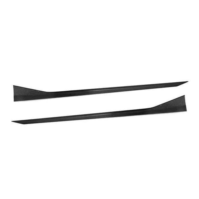 BMW 5 SERIES G90 G99 MP STYLE DRY CARBON FIBER SIDE SKIRTS