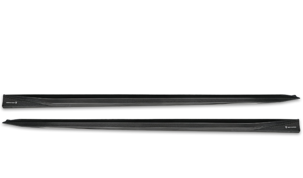 BMW 5 SERIES G6X DRY CARBON FIBER OEM STYLE SIDE SKIRTS