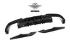 BMW M8 F91 / F92 / F93 SOOQOO STYLE DRY CARBON FIBER REAR DIFFUSER