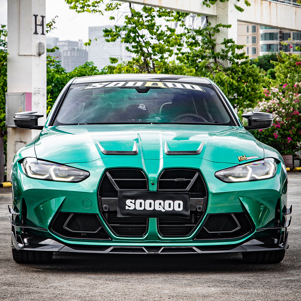 BMW G8X SQ-V1 STYLE DRY CARBON FIBER FRONT LIP