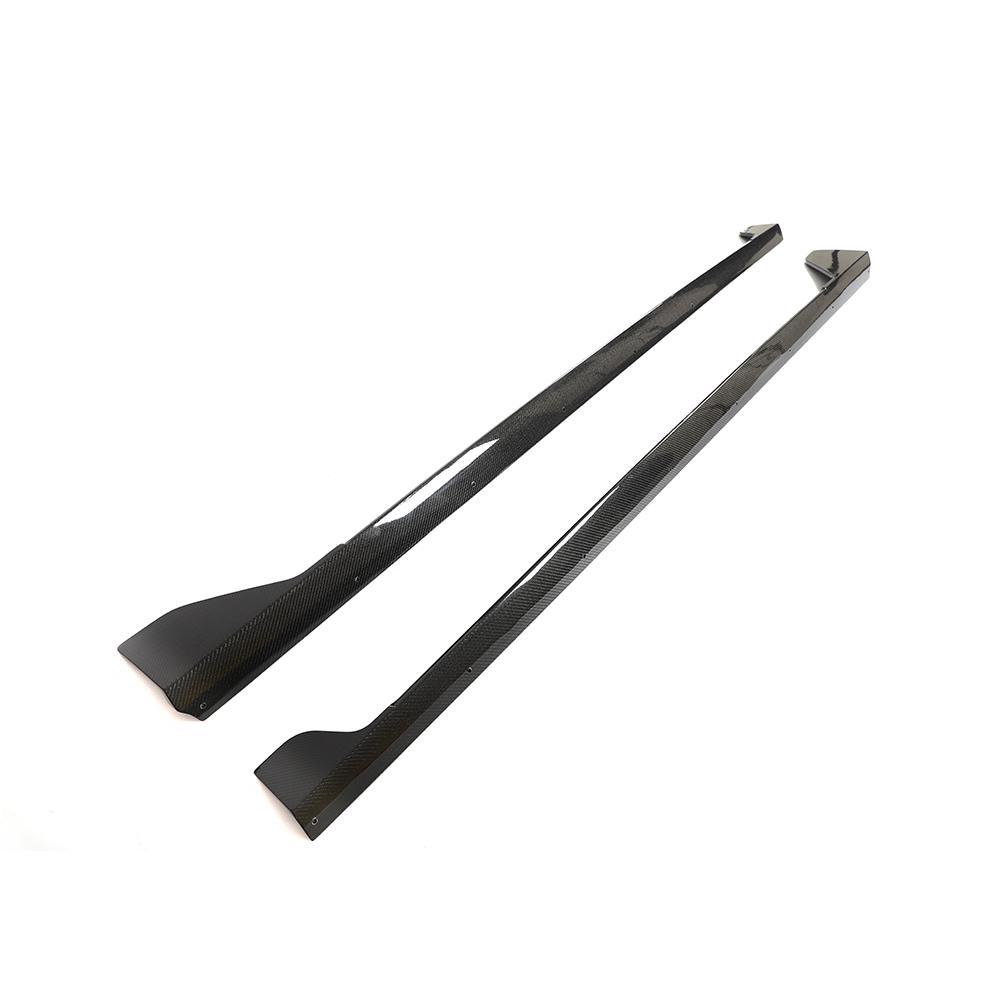 BMW G42 M240I FULL LENGTH DRY CARBON FIBER SIDE SKIRTS