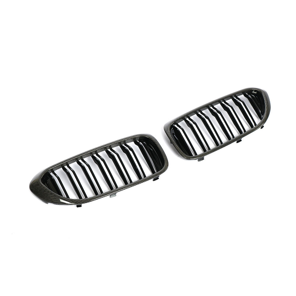 BMW 5 SERIES G30 CARBON FIBER DOUBLE SLAT KIDNEY MESH GRILLE