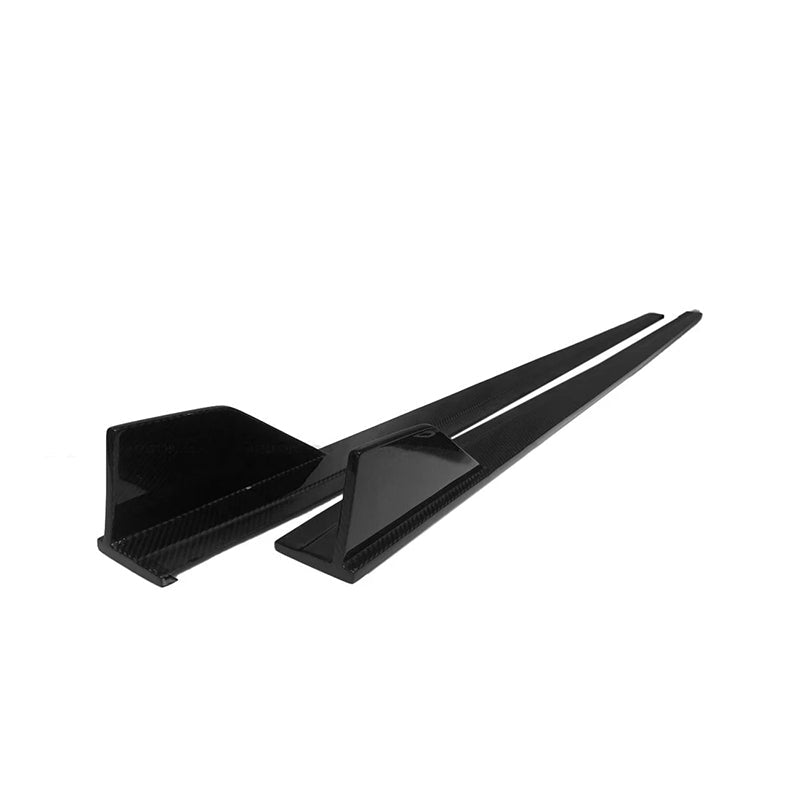 BMW M2 G87 OD STYLE DRY CARBON FIBER SIDE SKIRT EXTENSIONS