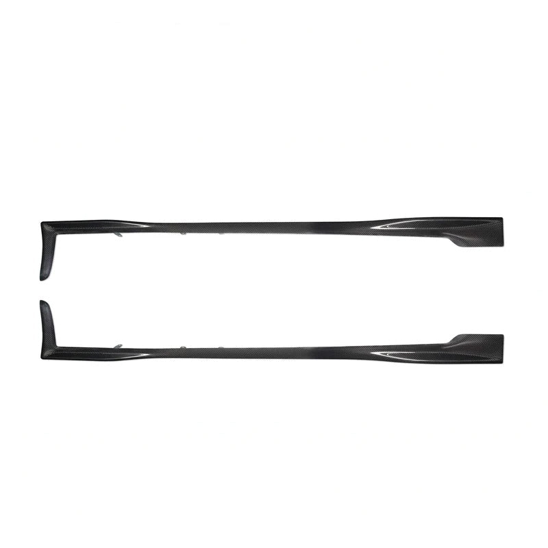 BMW M2 G87 TKD STYLE DRY CARBON FIBER SIDE SKIRT EXTENSIONS
