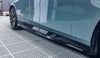 BMW 5 SERIES G6X DRY CARBON FIBER OEM STYLE SIDE SKIRTS