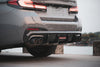 BMW 5 SERIES G30 LCI TAKD STYLE CARBON FIBER REAR DIFFUSER WITH LED BRAKE LIGHT