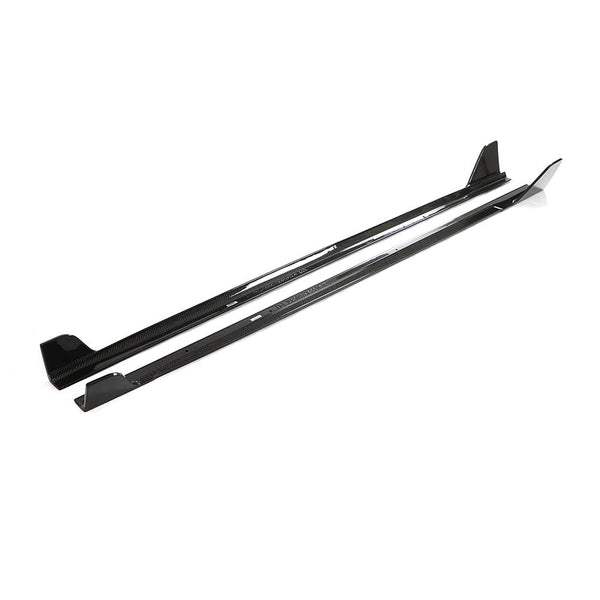 BMW G42 M240I FULL LENGTH DRY CARBON FIBER SIDE SKIRTS