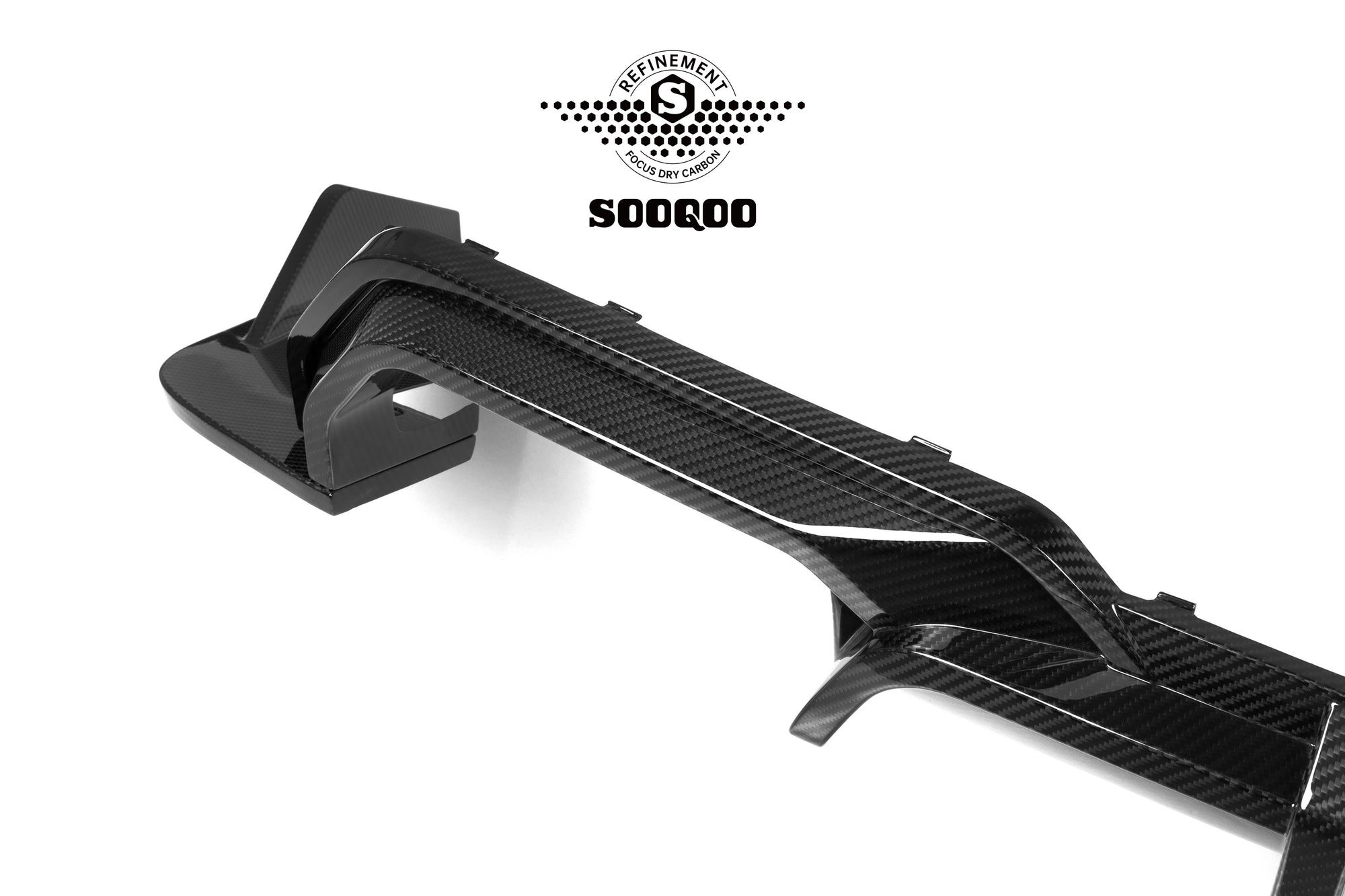BMW M8 F91 / F92 / F93 SOOQOO STYLE DRY CARBON FIBER REAR DIFFUSER