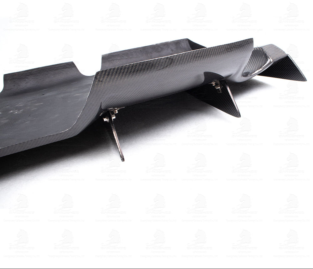 TOYOTA SUPRA A90 MK5 VRS STYLE WET CARBON FIBER REAR DIFFUSER
