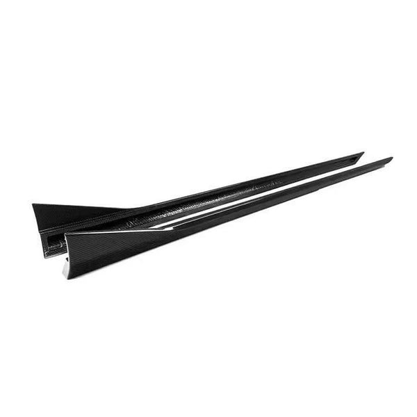 BMW 5 SERIES G90 G99 MP STYLE DRY CARBON FIBER SIDE SKIRTS