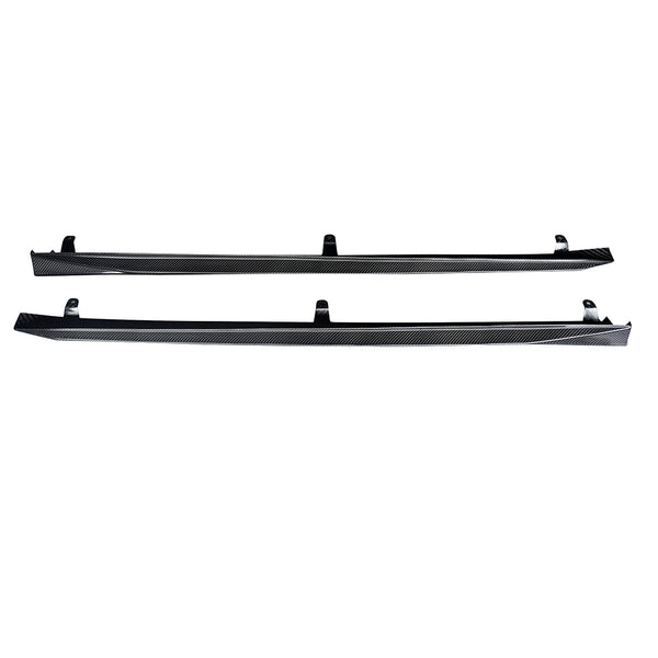BMW 5 SERIES G6X DRY CARBON FIBER OEM STYLE SIDE SKIRTS