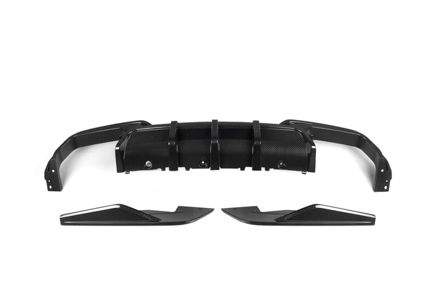 BMW M8 F91 / F92 / F93 SOOQOO STYLE DRY CARBON FIBER REAR DIFFUSER