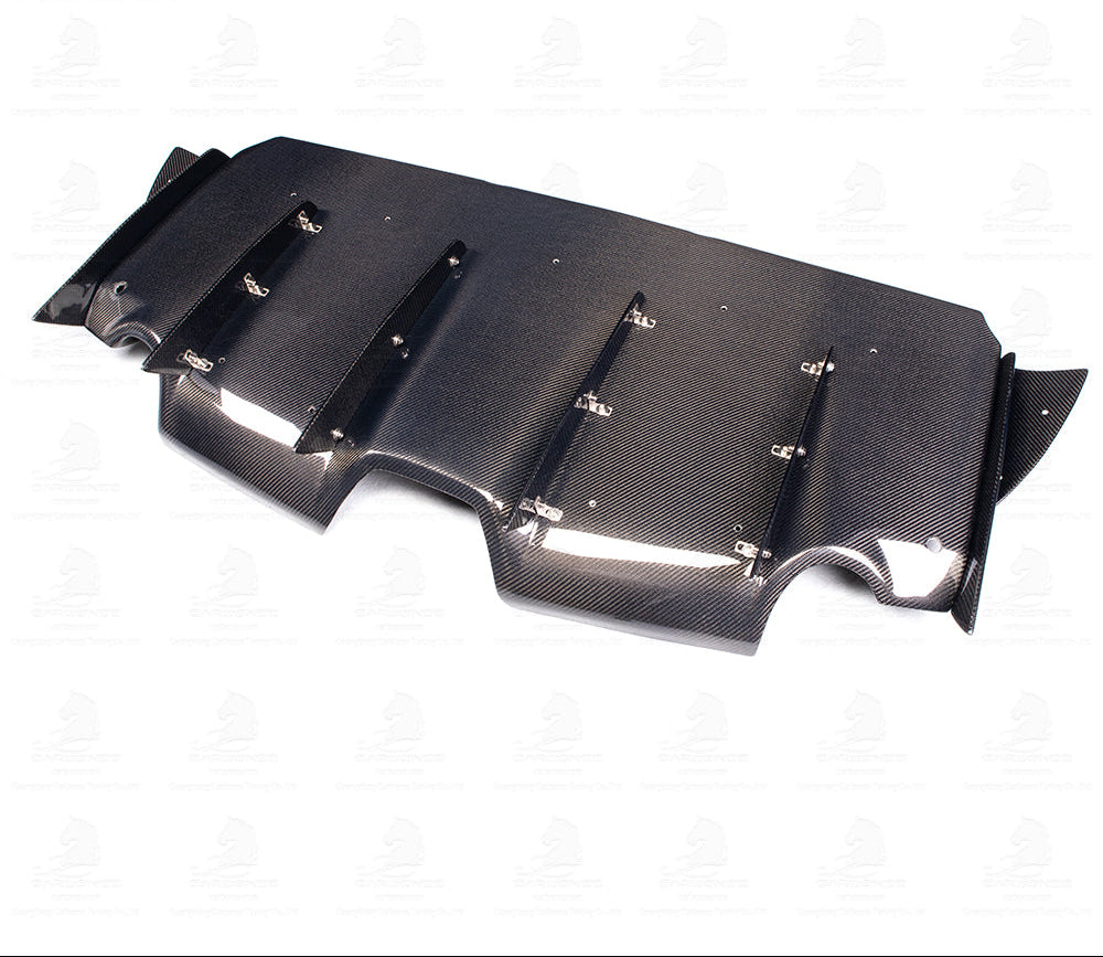 TOYOTA SUPRA A90 MK5 VRS STYLE WET CARBON FIBER REAR DIFFUSER