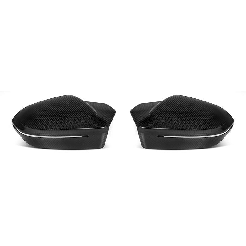 BMW 5 SERIES G6X DRY CARBON FIBER REPLACEMENT SIDE MIRROR COVERS