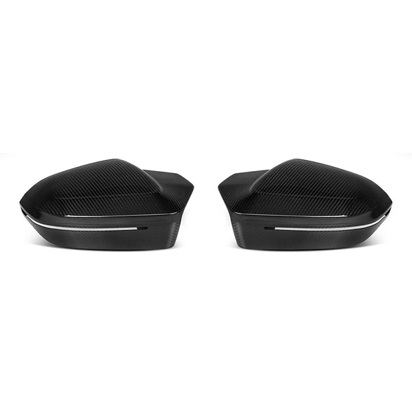 BMW 5 SERIES G6X DRY CARBON FIBER REPLACEMENT SIDE MIRROR COVERS