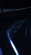 BMW G8X Dry Carbon Fiber Fender Air Knives V2
