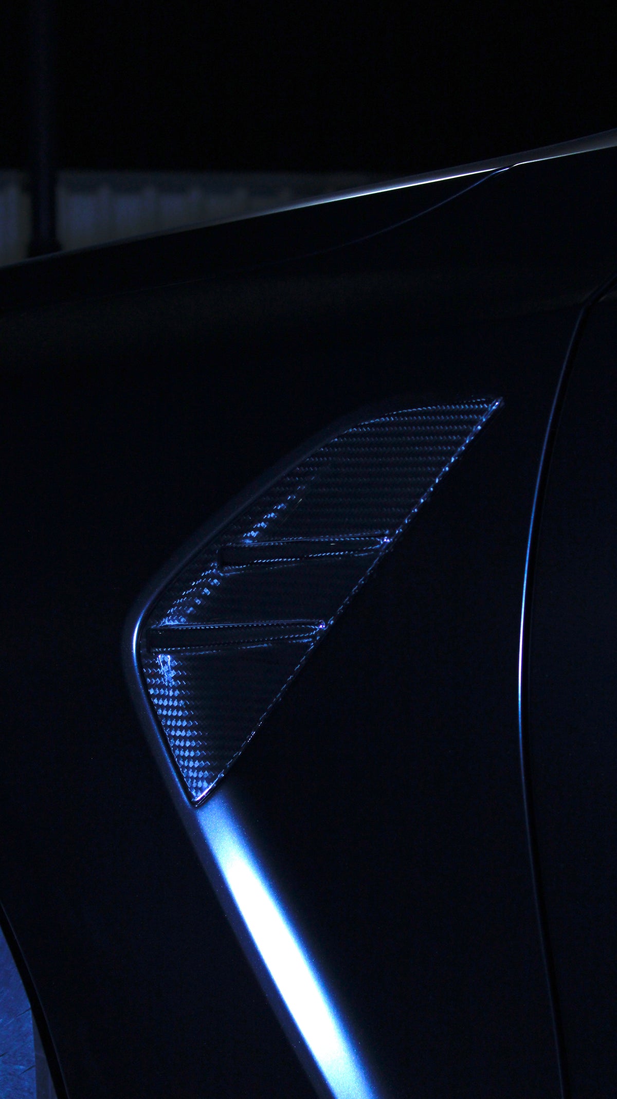 BMW G8X Dry Carbon Fiber Fender Air Knives V2