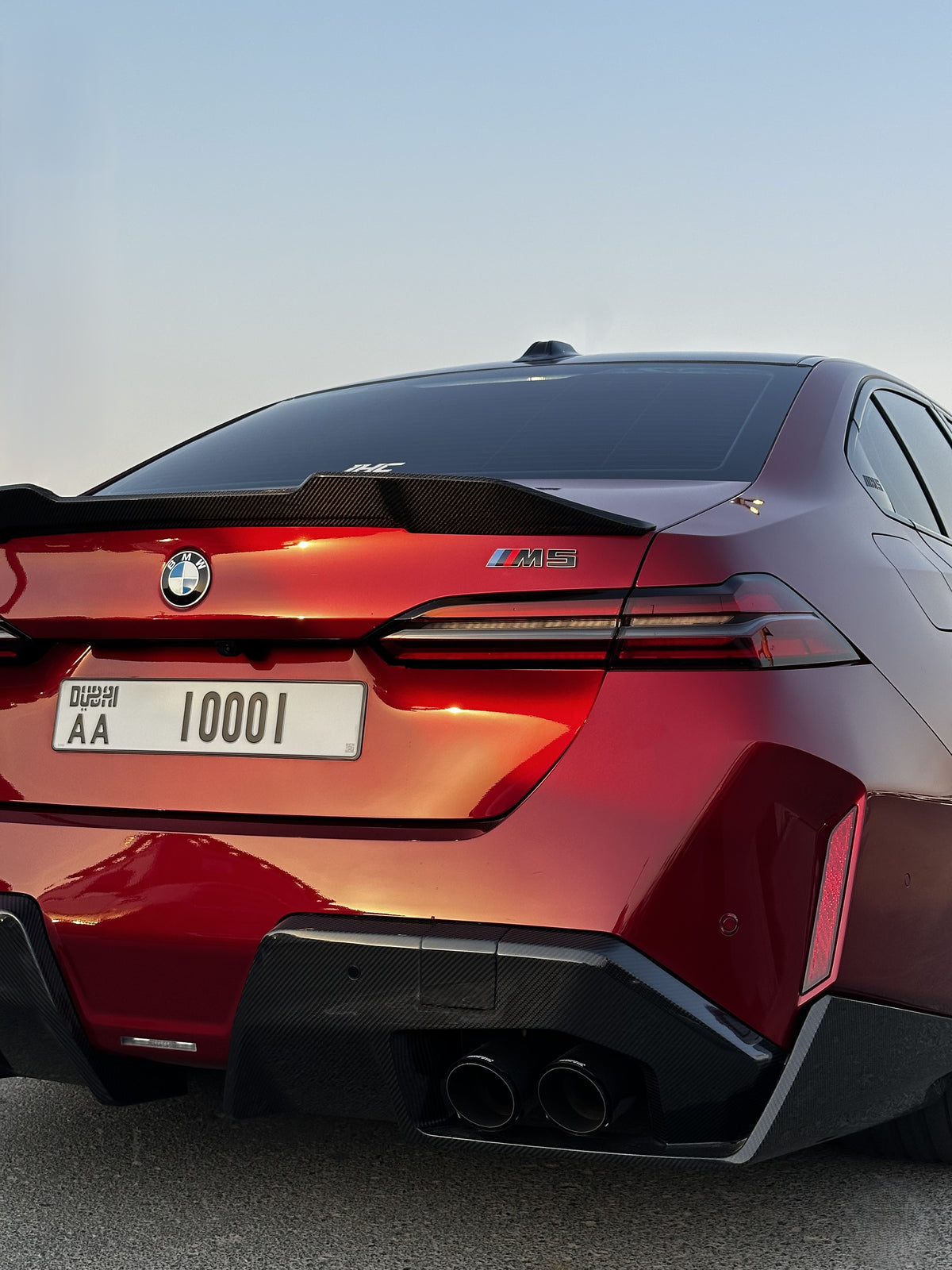 BMW M5 G90 PSM STYLE CARBON FIBER TRUNK SPOILER