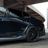 BMW 5 SERIES G90 G99 MP STYLE DRY CARBON FIBER SIDE SKIRTS