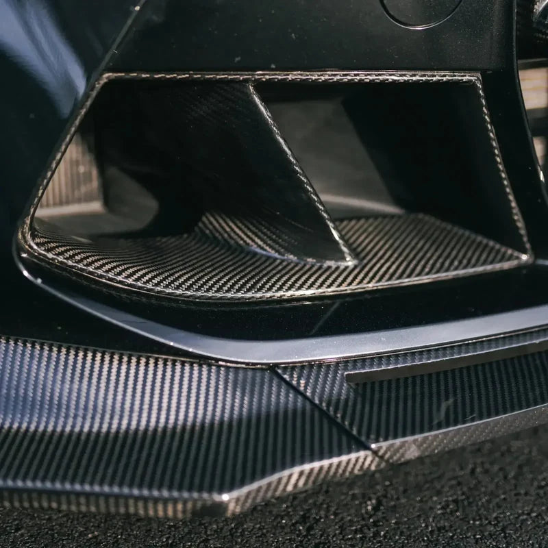 BMW G8X Carbon Fiber MP Style Front Bumper Air Inlets