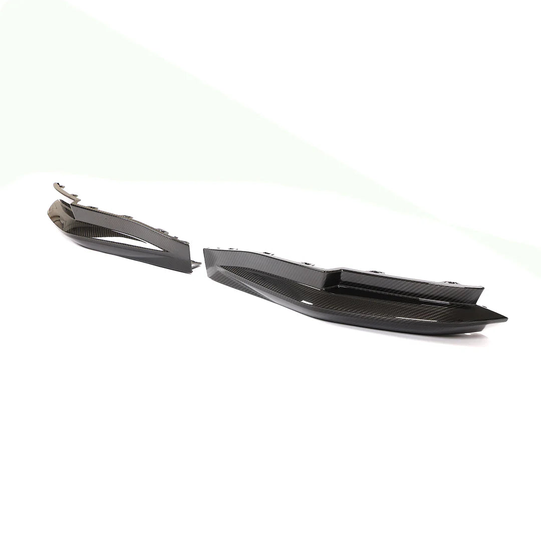 BMW G80 / G82 Dry Pre-Preg Carbon Fiber Rear Bumper Corners - OEM STYLE