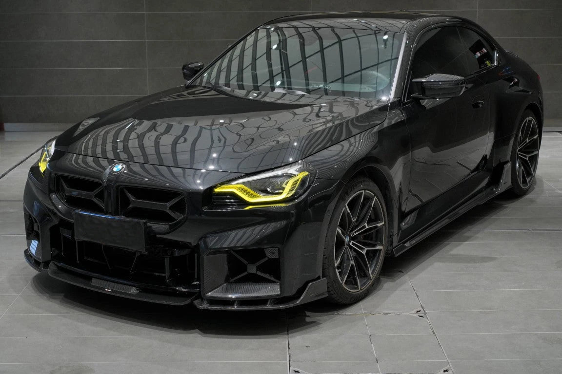 BMW G87 M2 Dry Carbon Fiber AE Style Side Skirts