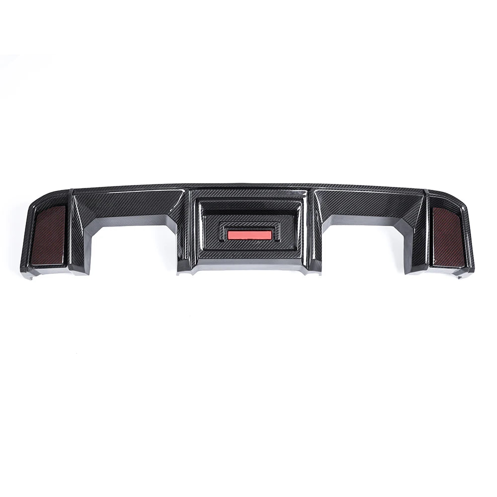 BMW G8X Dry Carbon Fiber AX Style Rear Diffuser with Corner Wraps