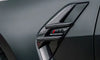 BMW G8X Dry Carbon Fiber Front Fender Wing Splitters (2pc Set)
