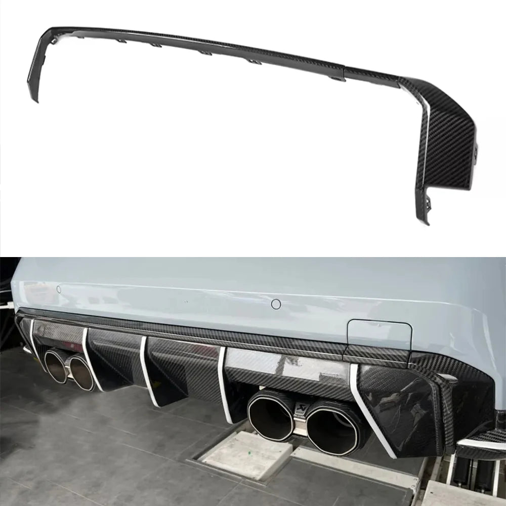 BMW G8X Carbon Fiber Rear Diffuser Trim