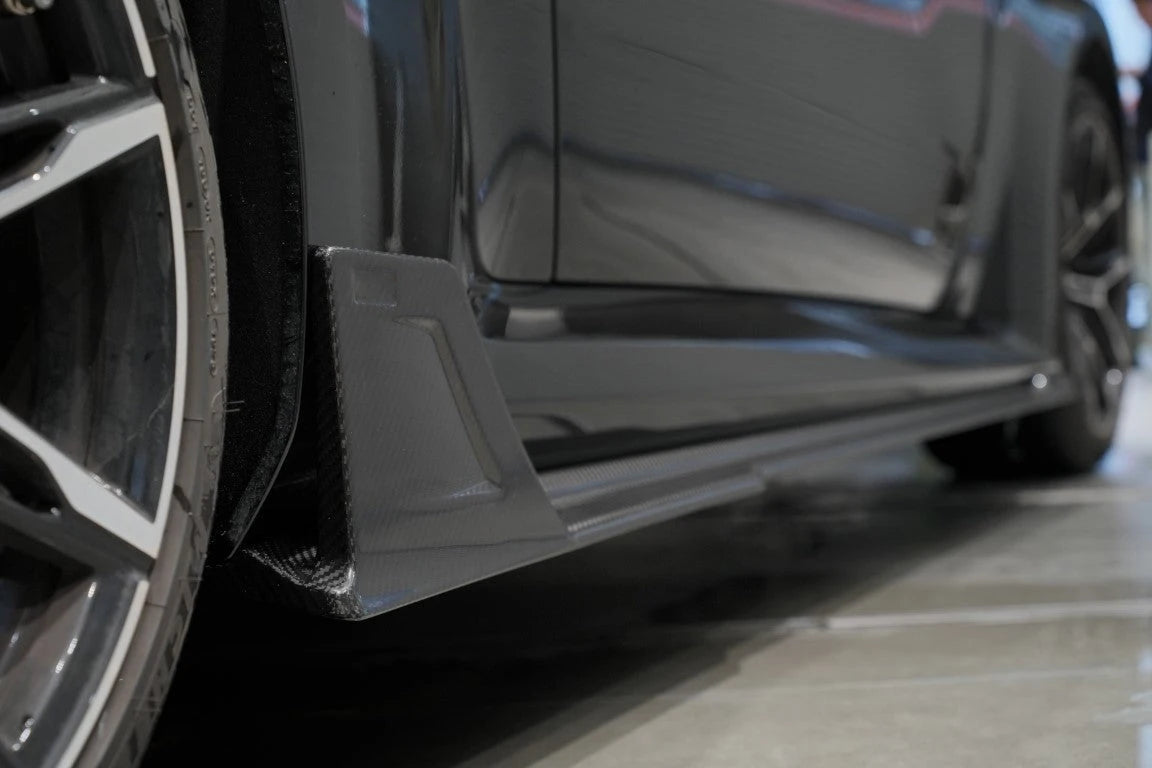 BMW G87 M2 Dry Carbon Fiber AE Style Side Skirts