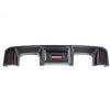 BMW G8X Dry Carbon Fiber AX Style Rear Diffuser with Corner Wraps