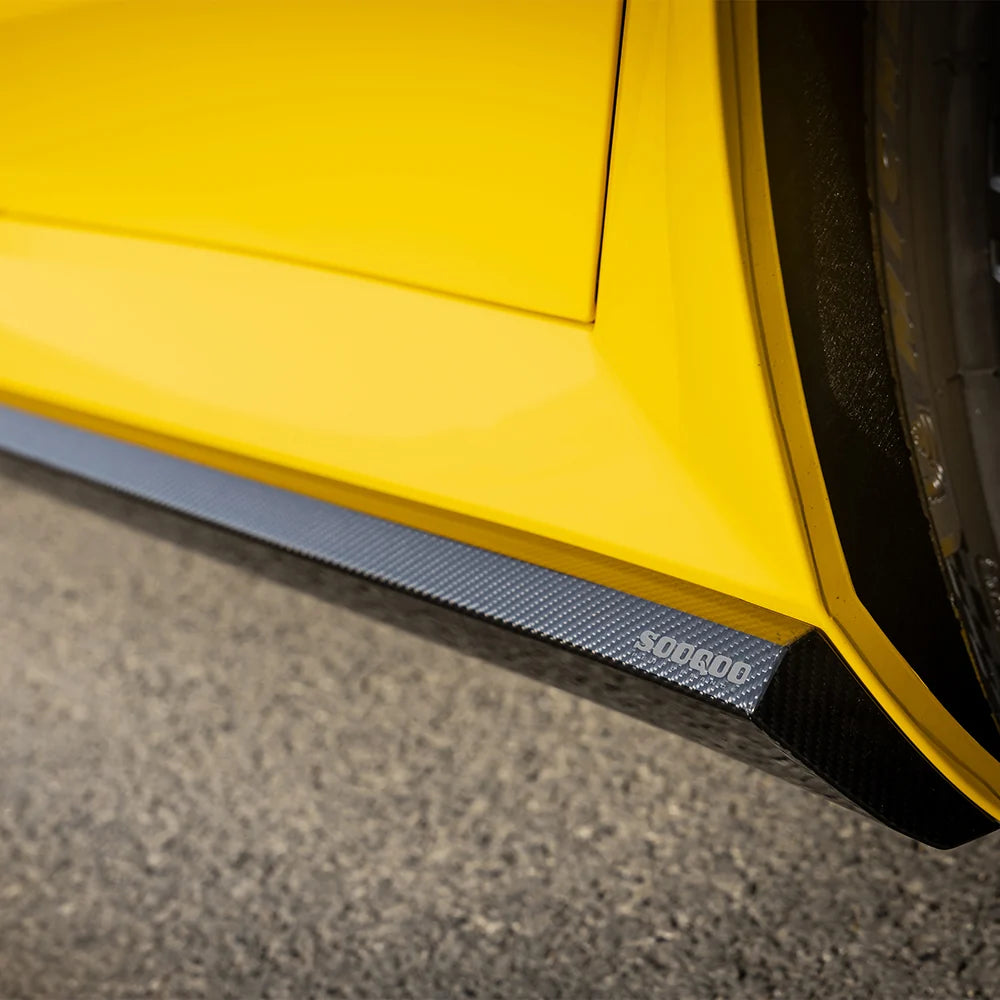 SOOQOO V1 BMW M5 G90 Side Skirt in Prepreg Carbon Fiber