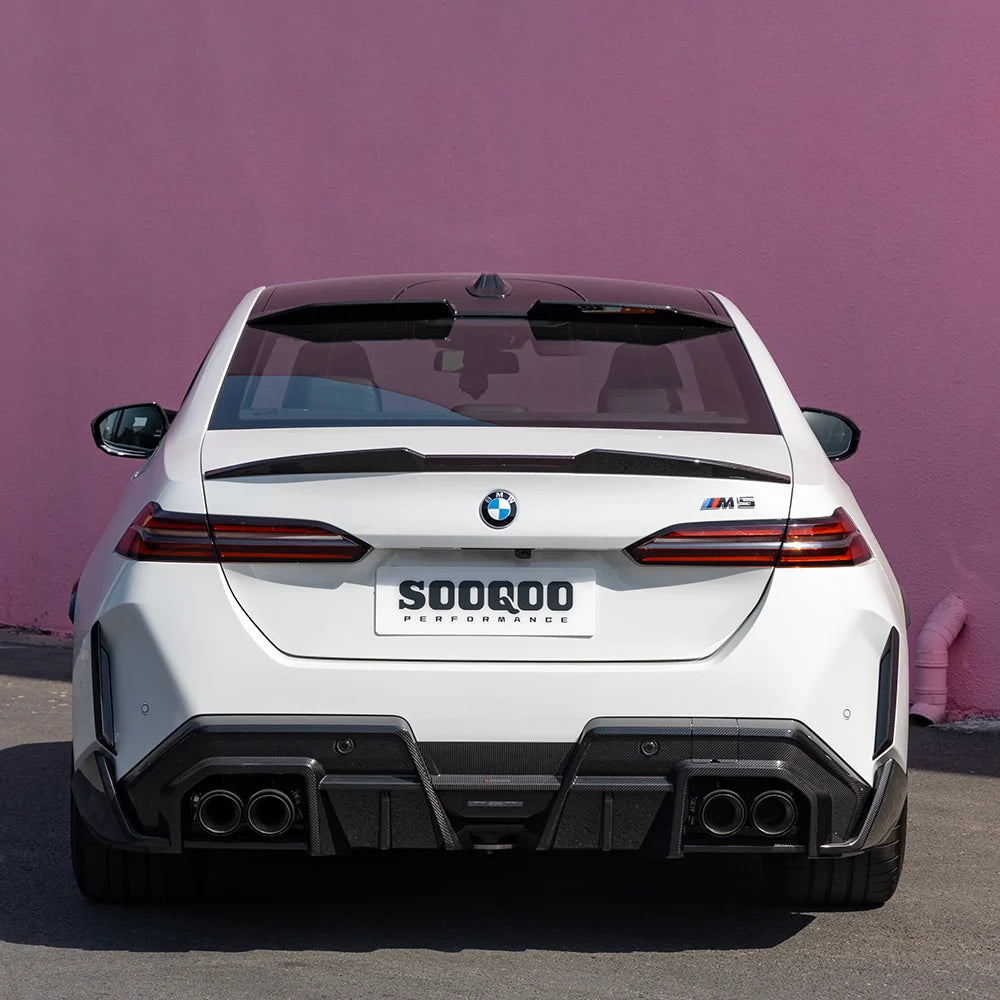 SOOQOO V2 BMW M5 G90 Rear Diffuser In Prepreg Carbon Fiber