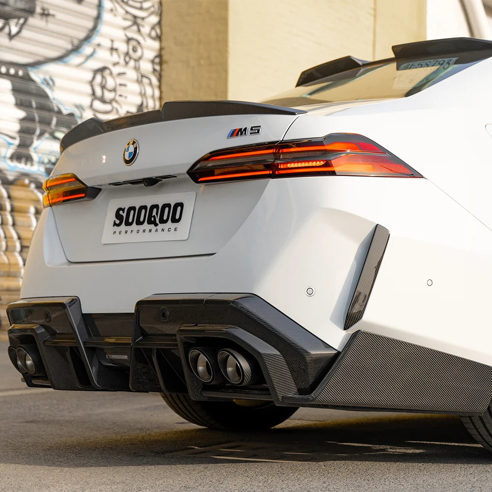 SOOQOO V2 BMW M5 G90 Rear Diffuser In Prepreg Carbon Fiber