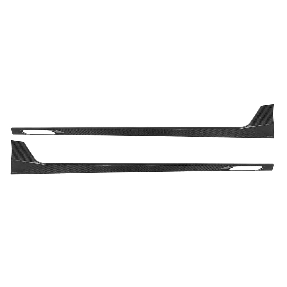 SOOQOO V2 BMW M5 G90 Side Skirt In Prepreg Carbon Fiber