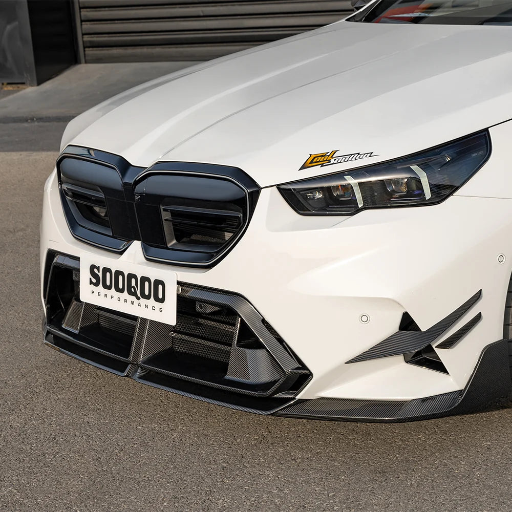 SOOQOO BMW M5 G90 Front Lower Grille In Prepreg Carbon Fiber