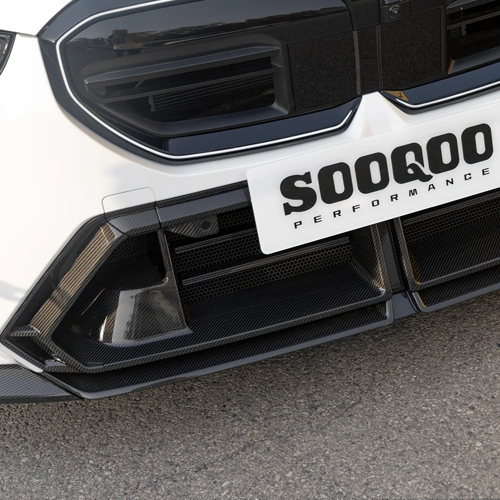 SOOQOO BMW M5 G90 Front Lower Grille In Prepreg Carbon Fiber