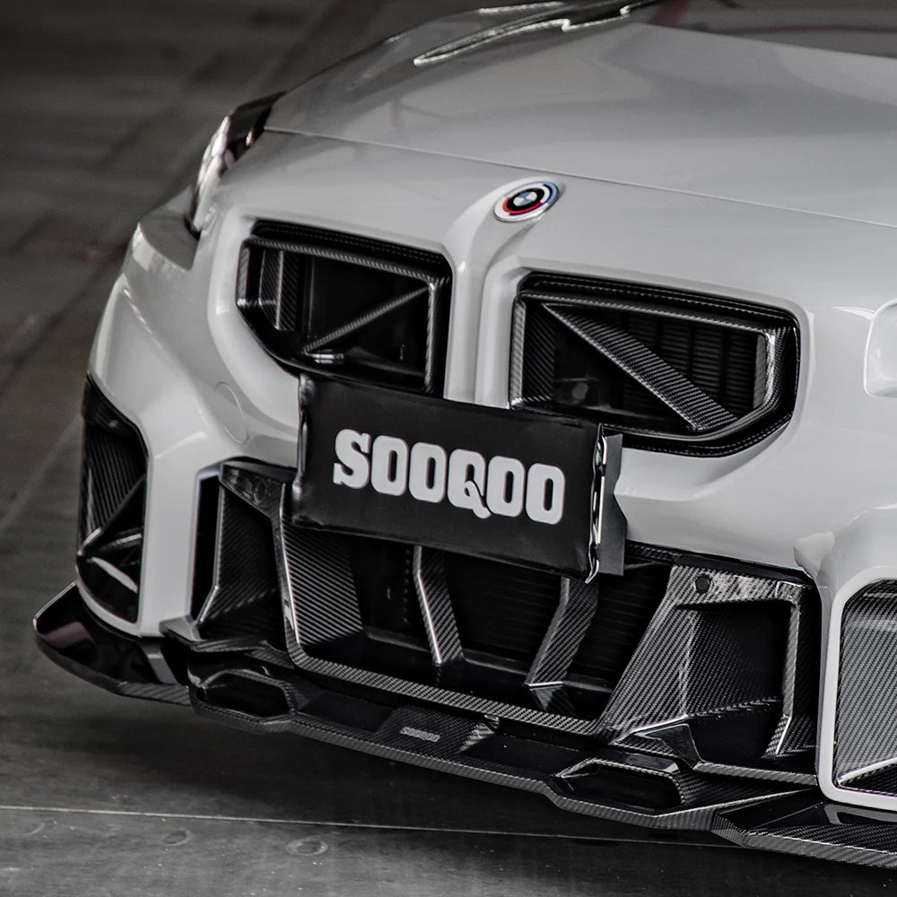 SOOQOO V1 BMW M2 G87 Front Lip In Prepreg Carbon Fiber