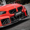 SOOQOO V2 BMW M2 G87 Front Lip In Prepreg Carbon Fiber