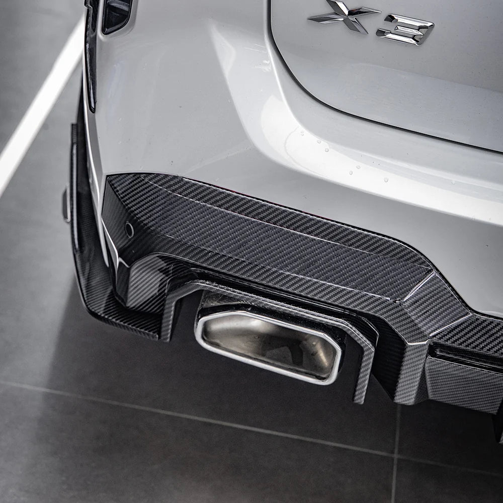 SOOQOO BMW X3 G01 LCI Rear Diffuser In Prepreg Carbon Fiber