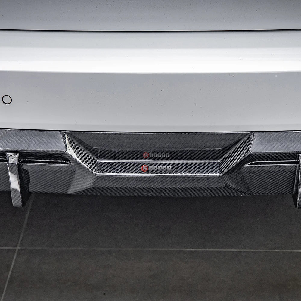 SOOQOO BMW X3 G01 LCI Rear Diffuser In Prepreg Carbon Fiber